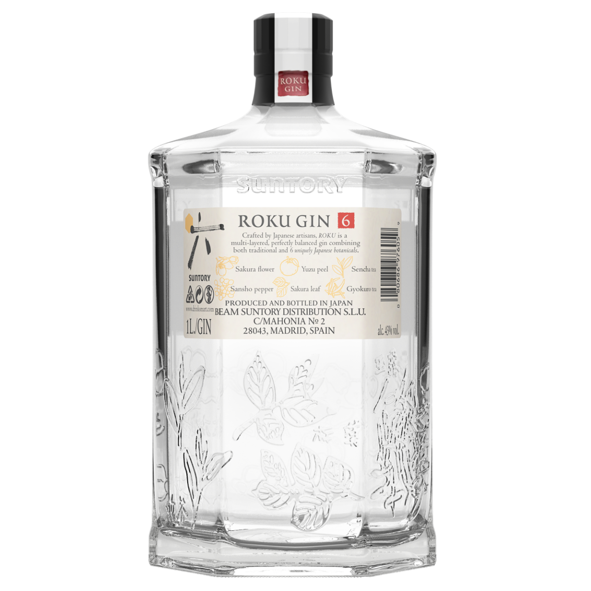 Ginebra Roku 1 Litro