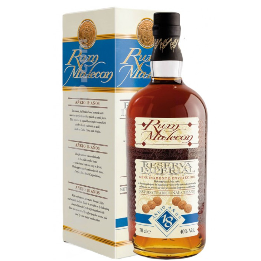 Ron Malecon 18 Años Reserva Imperial Estuche