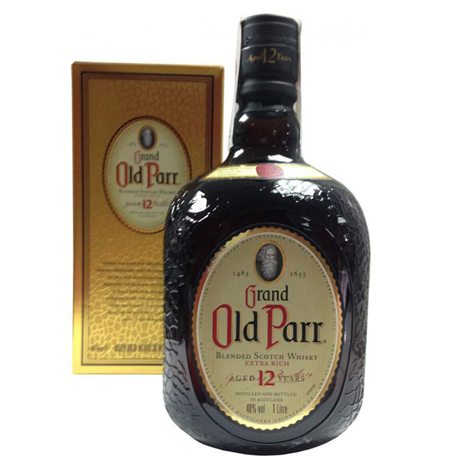 Whisky Old Parr 12 Años 1 Litro Estuche