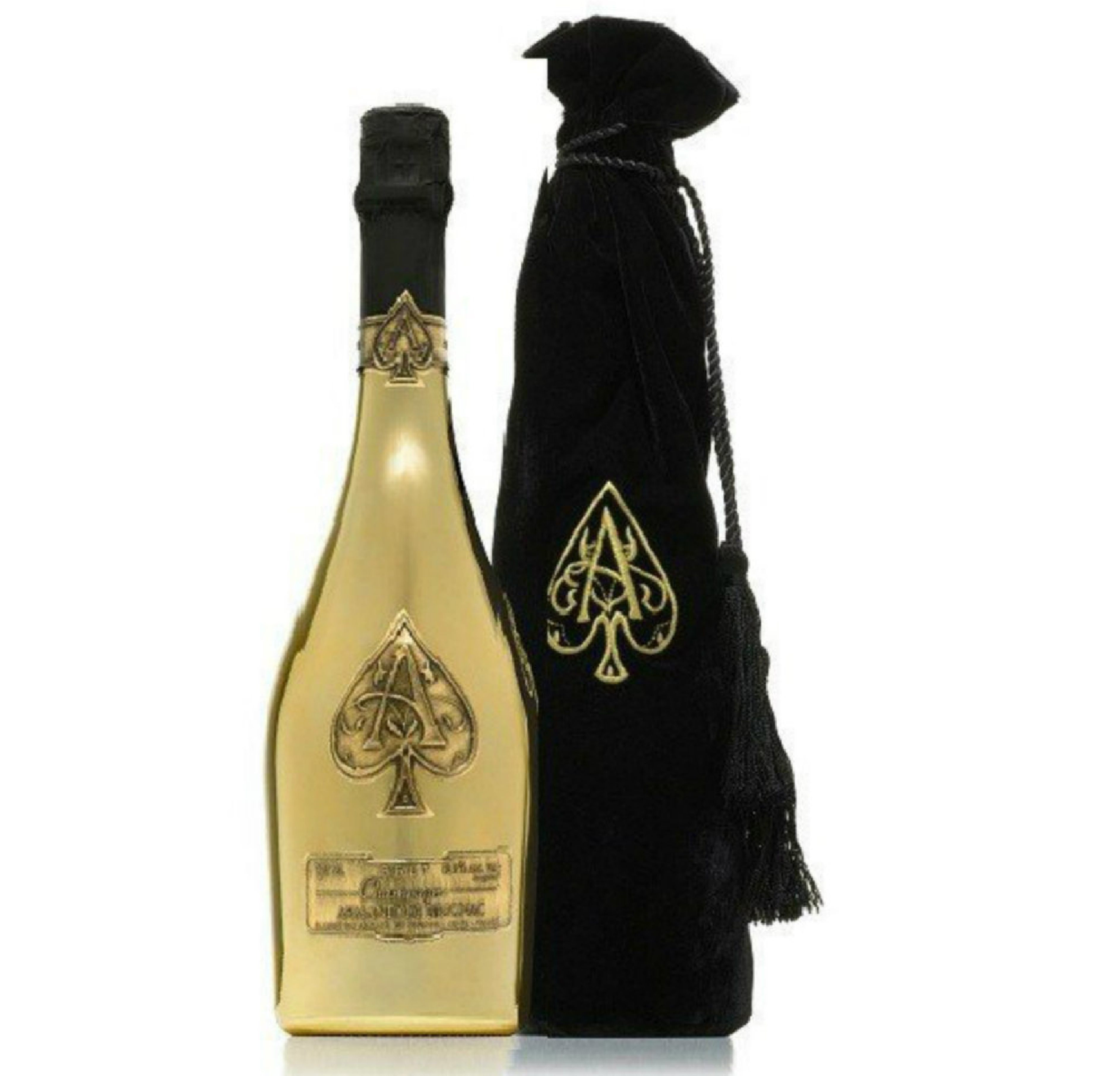 Champagne Armand De Brignac Brut Gold 0,75 Litros Velvet Bag