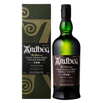 Whisky Ardbeg 10 Años 1 Litro Estuche