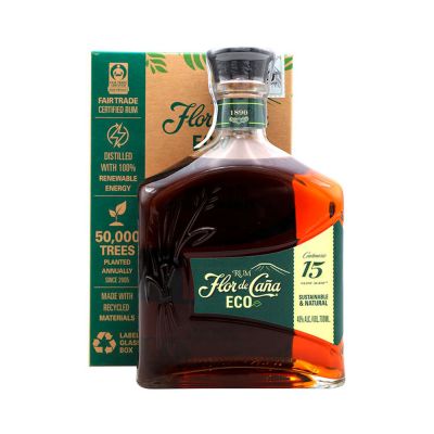 Ron Flor De Caña Eco 15 Años Estuche