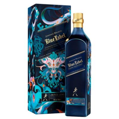 Johnnie Walker Blue Label Cny Dragon 1 Litro Estuche