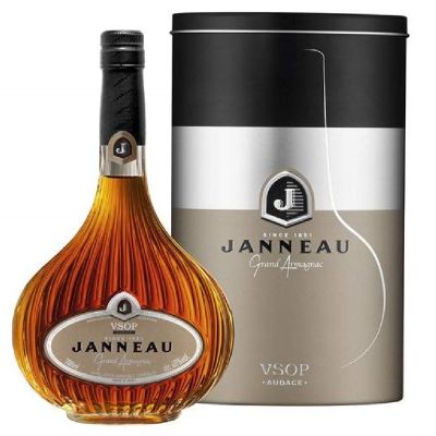 Cognac Janneau Vsop Tin Estuche