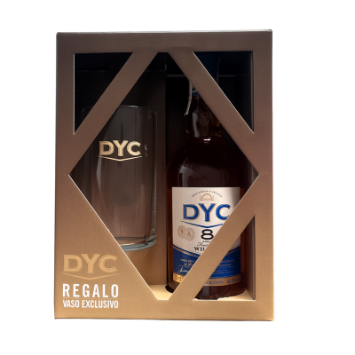 Whisky Dyc 8 Años Vaso