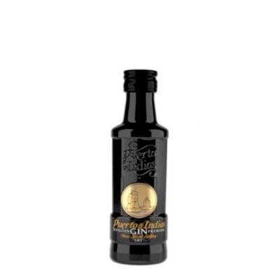 Ginebra Gin Puerto De Indias Black Miniatura