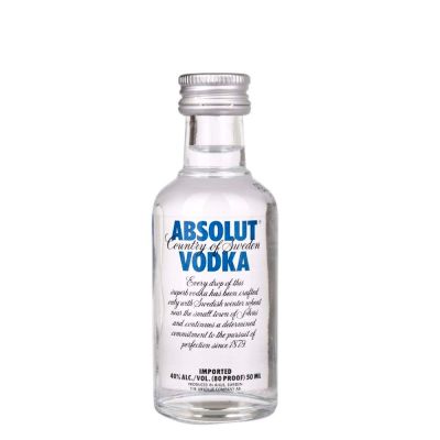 Vodka Vodka Absolut Blue Miniatura