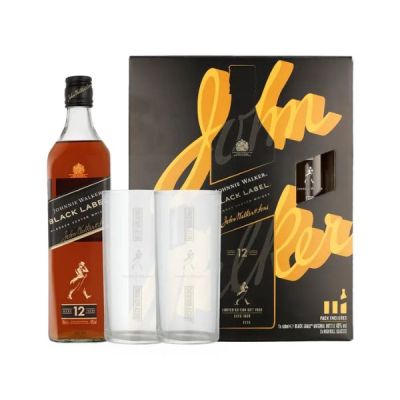  Johnnie Walker Black Label 2 Vasos