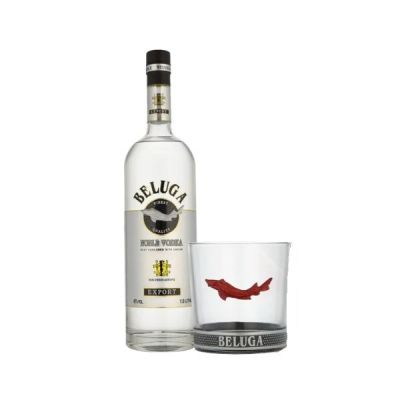 Vodka Beluga Noble 1 Litro Vaso
