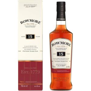 Whisky Bowmore 15 Años Darkest Estuche