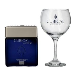 Ginebra Cubical Ultra Premium Estuche Copa