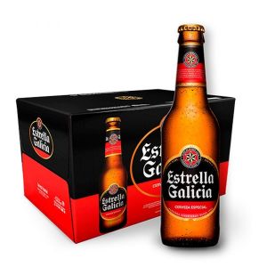 Cerveza Estrella Galicia Botella 0,33 Litros