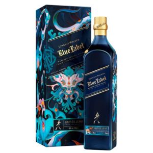  Johnnie Walker Blue Label Cny Dragon 1 Litro Estuche