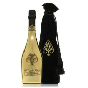 Champagne Armand De Brignac Brut Gold 0,75 Litros Velvet Bag