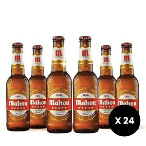 Cerveza Mahou 5 Estrellas Botella 0,33 Litros