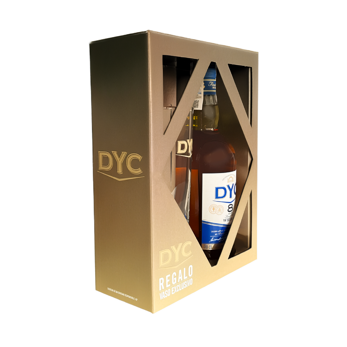 Whisky Dyc 8 Años Vaso