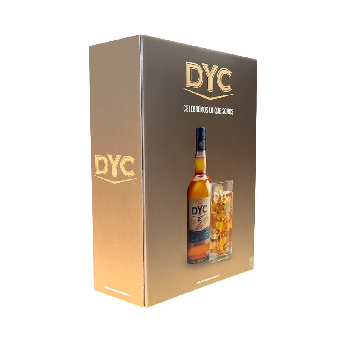 Whisky Dyc 8 Años Vaso