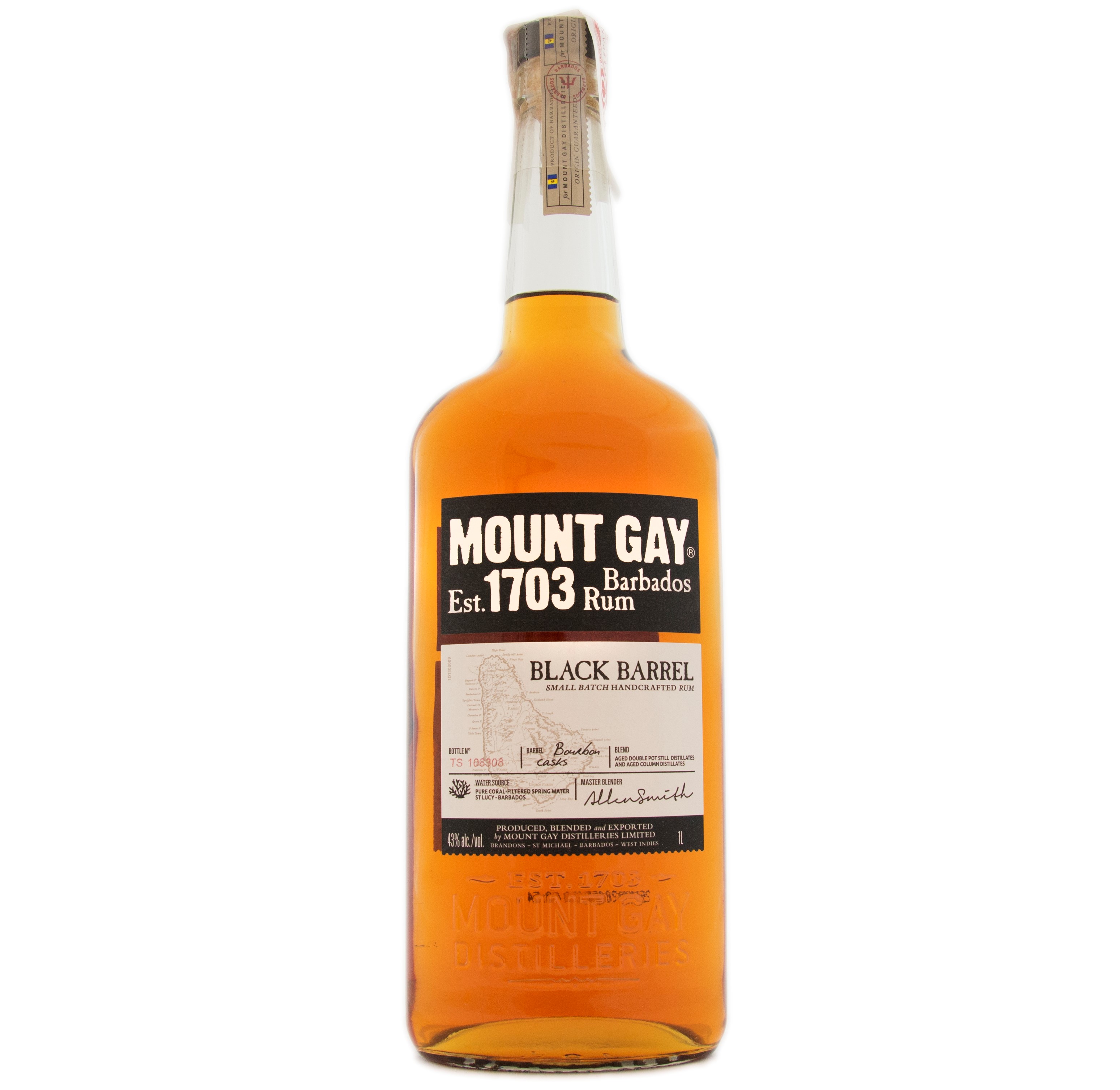 Ron Mount Gay Black Barrel 1 Litro 