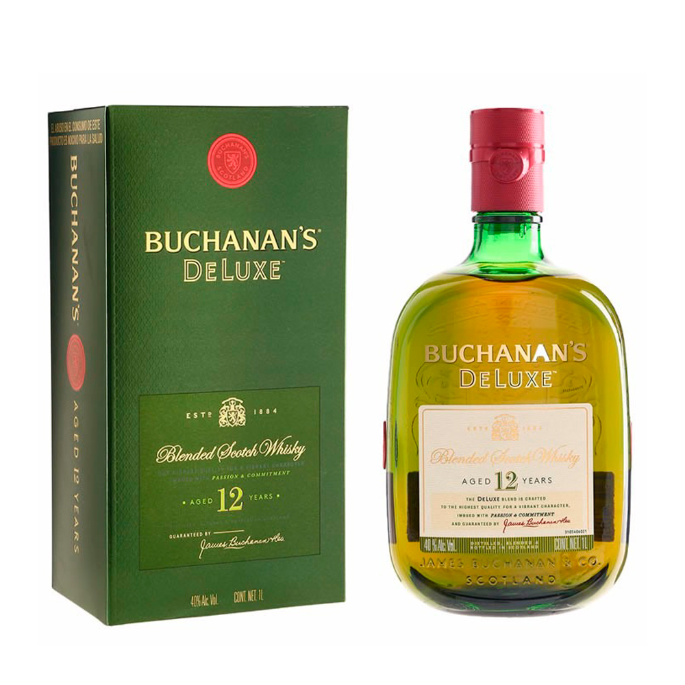 Whisky Buchanan 12 Años De Luxe 1 Litro Estuche