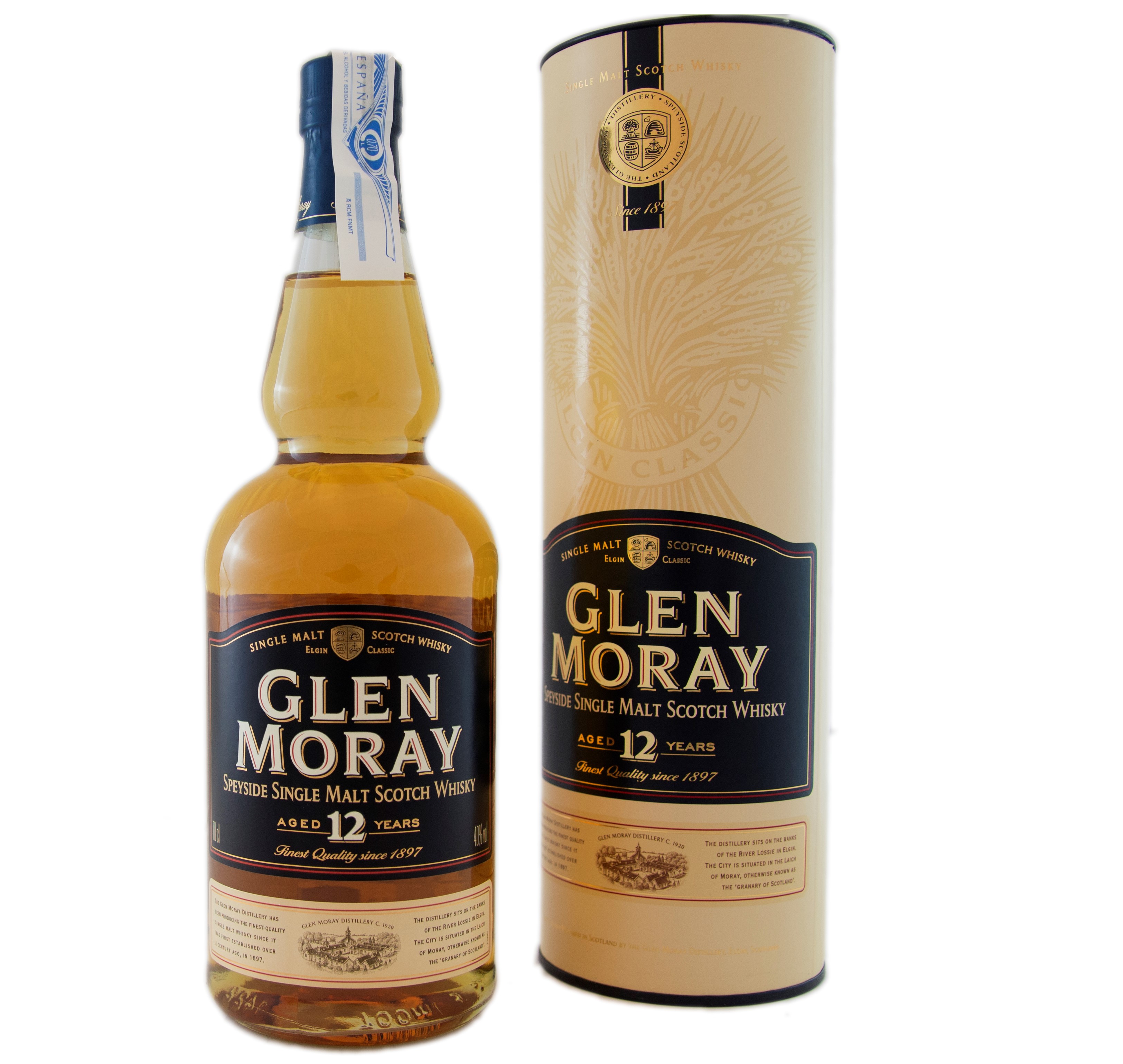Whisky Glen Moray 12 Años Single Malt Estuche