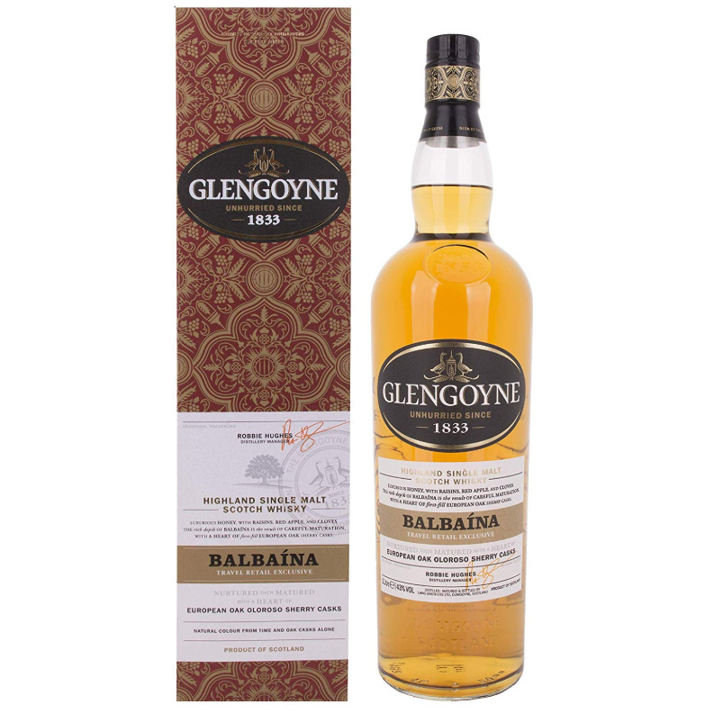 Whisky Glengoyne Balbaína European Oak Oloroso Sherry Cask 1 Litro Estuche