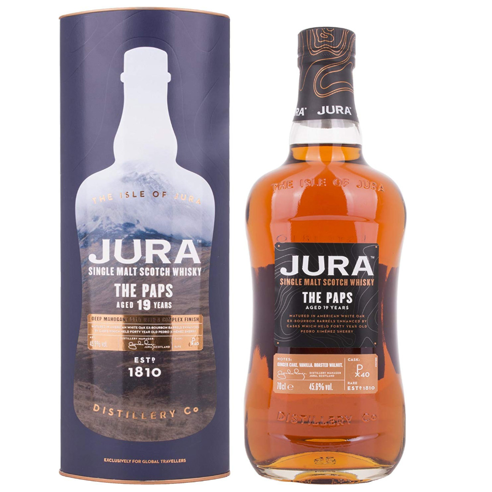 Whisky Isle Of Jura 19 Años The Paps Estuche