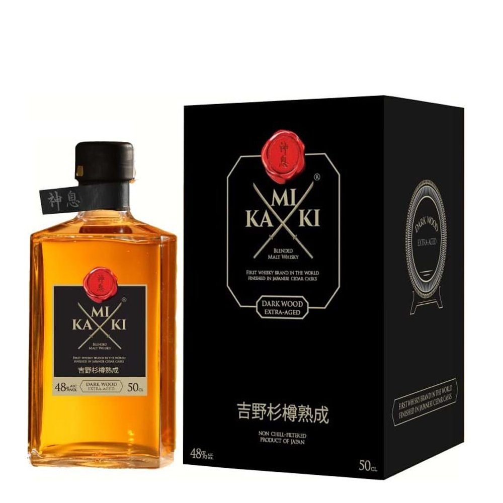 Whisky Whisky Kamiki Extra Dark Wood 0,5 Litros Estuche