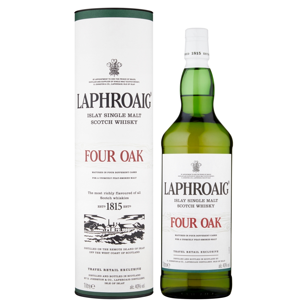 Whisky Laphroaig Four Oak 1 Litro Estuche