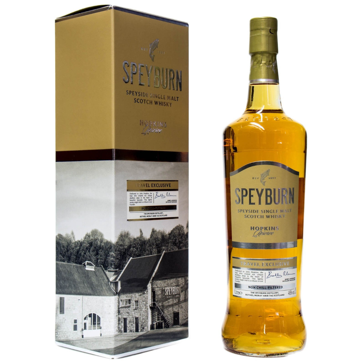 Whisky Speyburn Hopkins Reserve 1 Litro Estuche