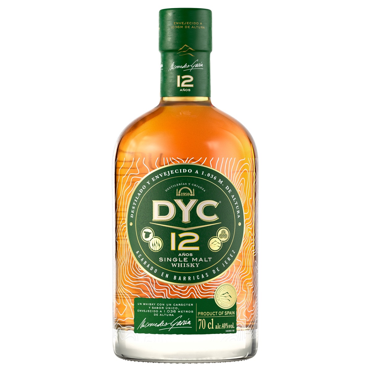DYC 12 Años Single Malt – Whisky Español Premium | TopDrinks