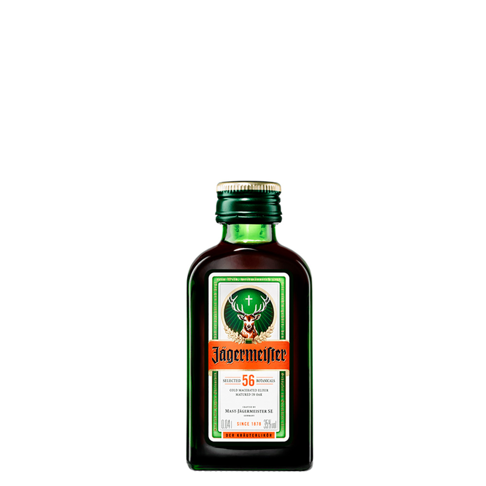 Licor Jagermeister Miniatura: Sabor Alemán en Pequeño Formato | TopDrinks