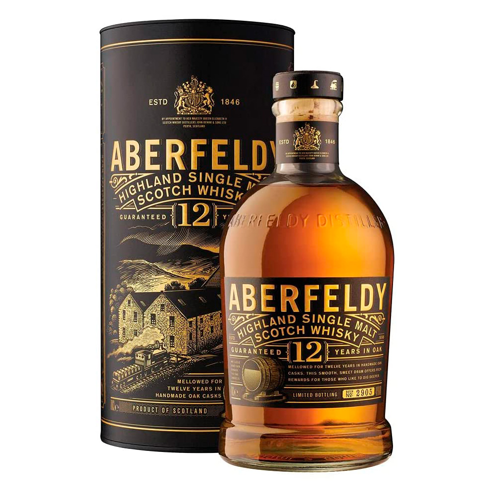 Whisky Aberfeldy 12 Años 1 Litro Estuche