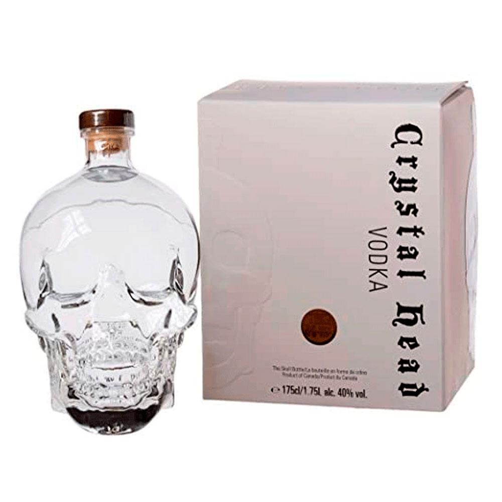 Vodka Crystal Head 1,75 Litros Estuche