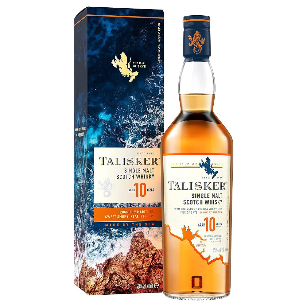 Whisky Talisker 10 Años 1 Litro Estuche