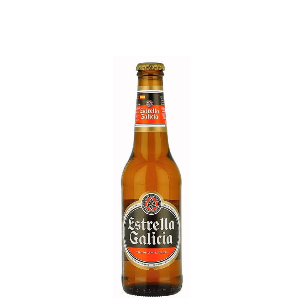 Cerveza Estrella Galicia Botella 0,33 Litros