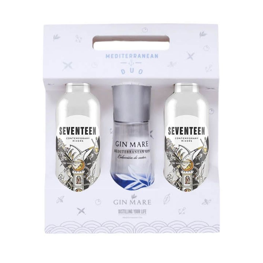 Pack Gin Mare miniatura con tónicas Seventeen
