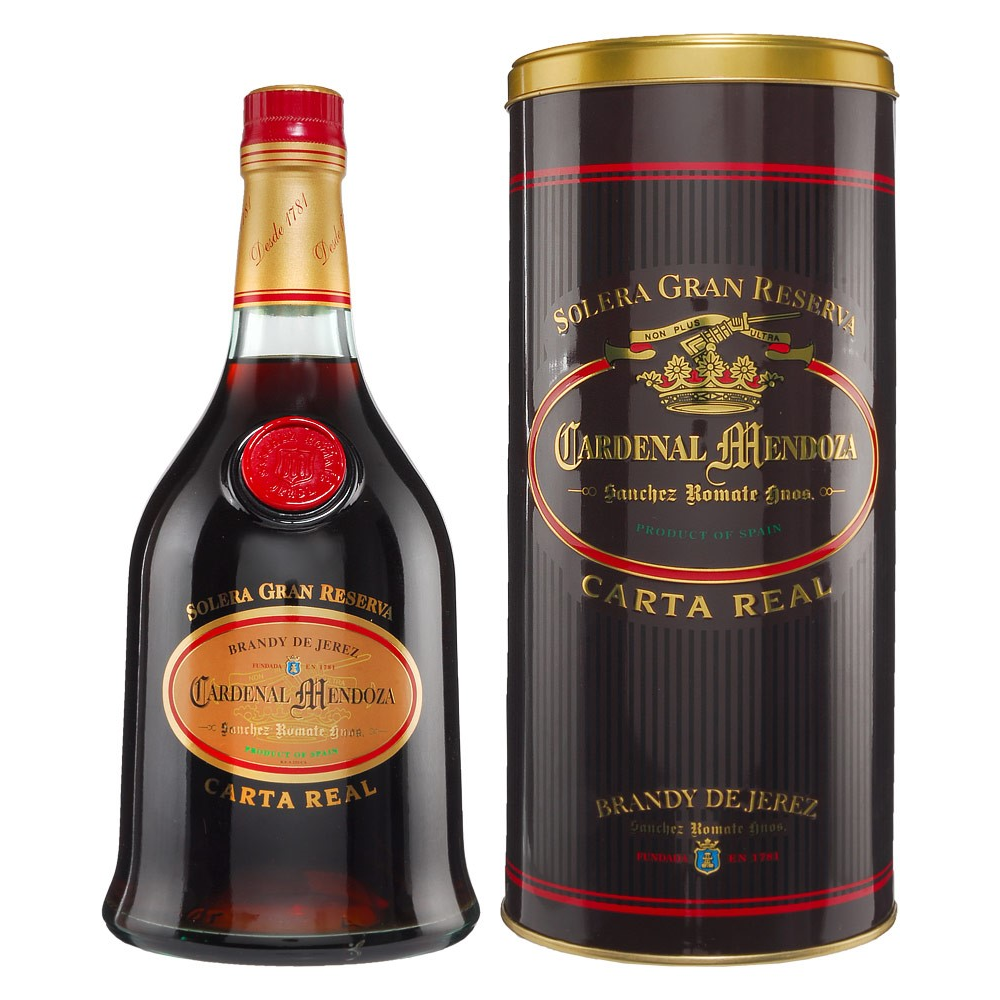 Brandy Cardenal Mendoza Carta Real Gran Reserva Estuche