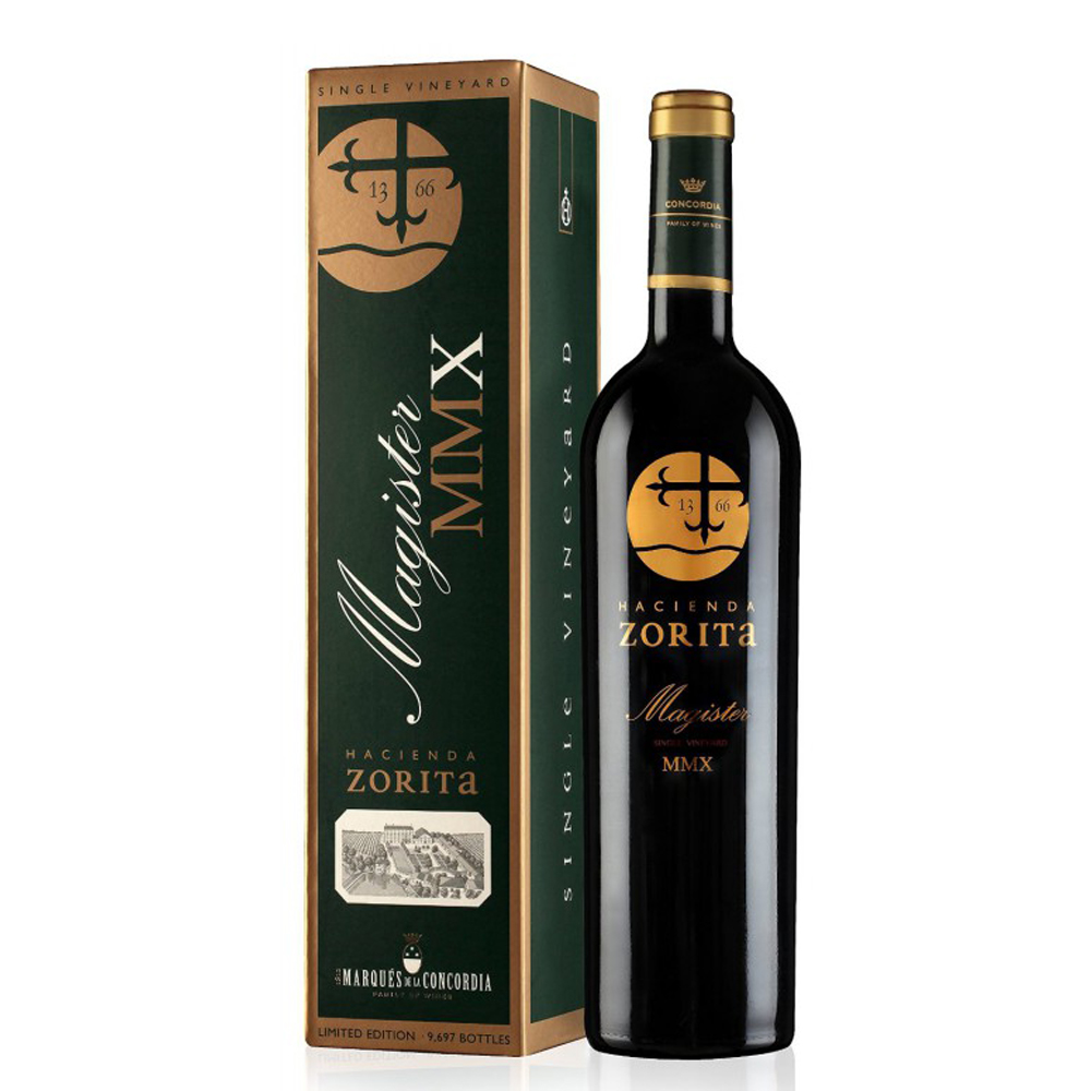 Vino Vino Hacienda Zorita Magister 0,75 Litros 2018 Estuche