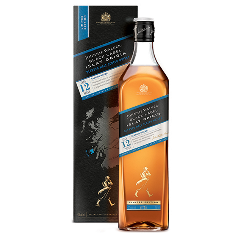 Whisky Johnnie Walker Black Islay Origin Limited Edition 1 Litro Estuche