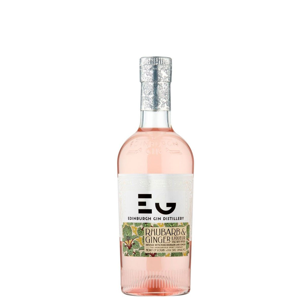 Ginebra Edinburgh Rhubarb & Ginger 0,5 Litros