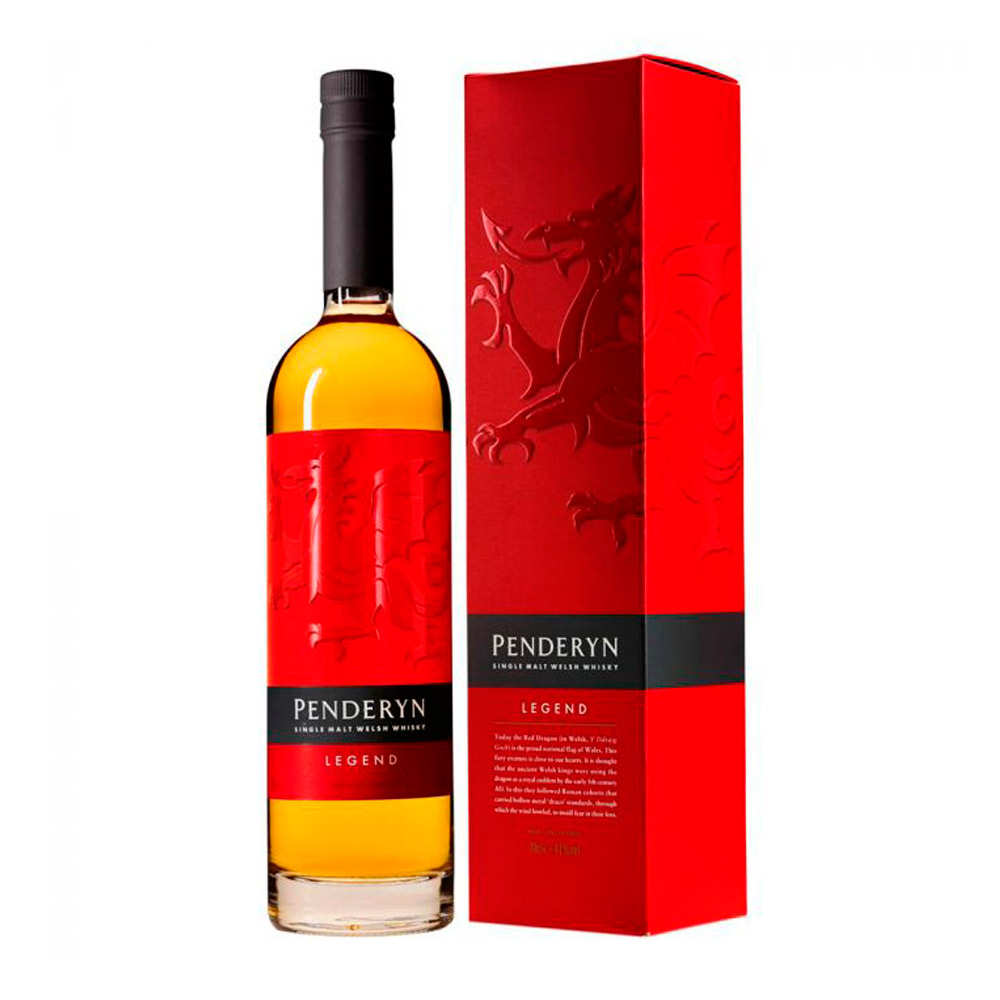 Whisky Penderyn Legend Welsh Single Malt Estuche