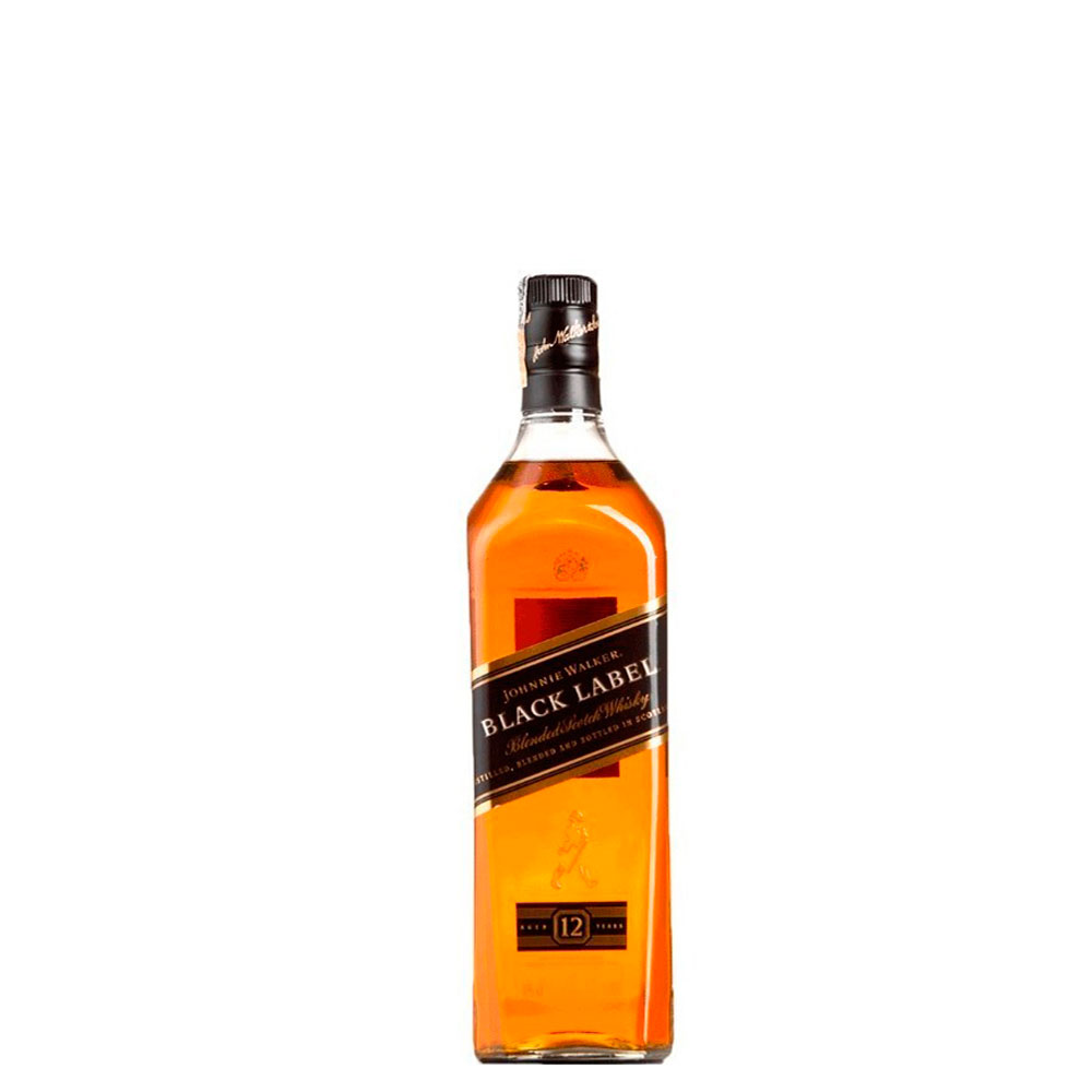 Whisky Johnnie Walker Black Caja Neutra 0,2 Litros
