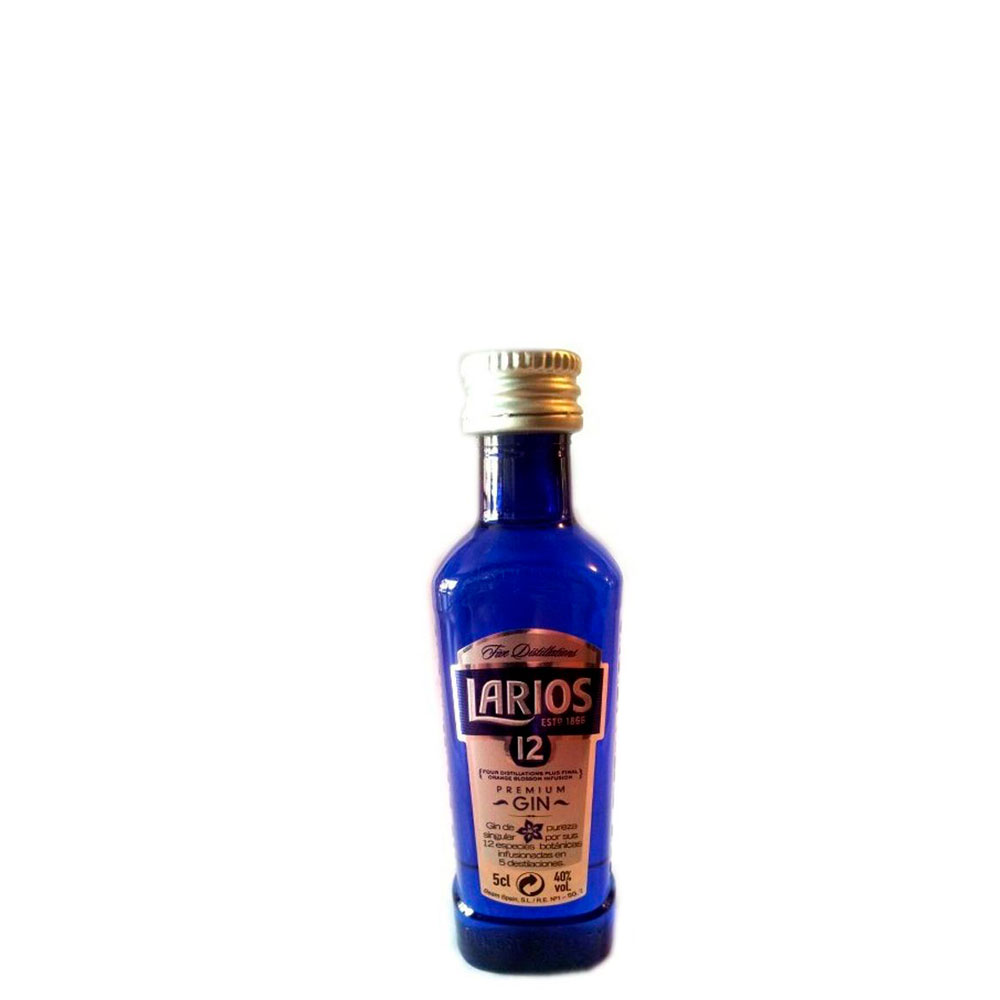 Ginebra Gin Larios 12 Mini Miniatura