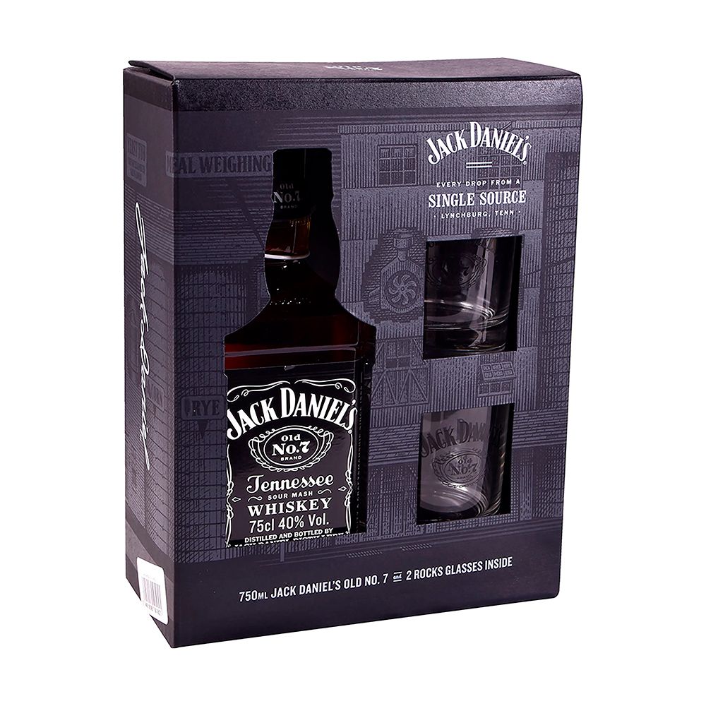 Whisky Whisky Jack Daniels 2 Vasos