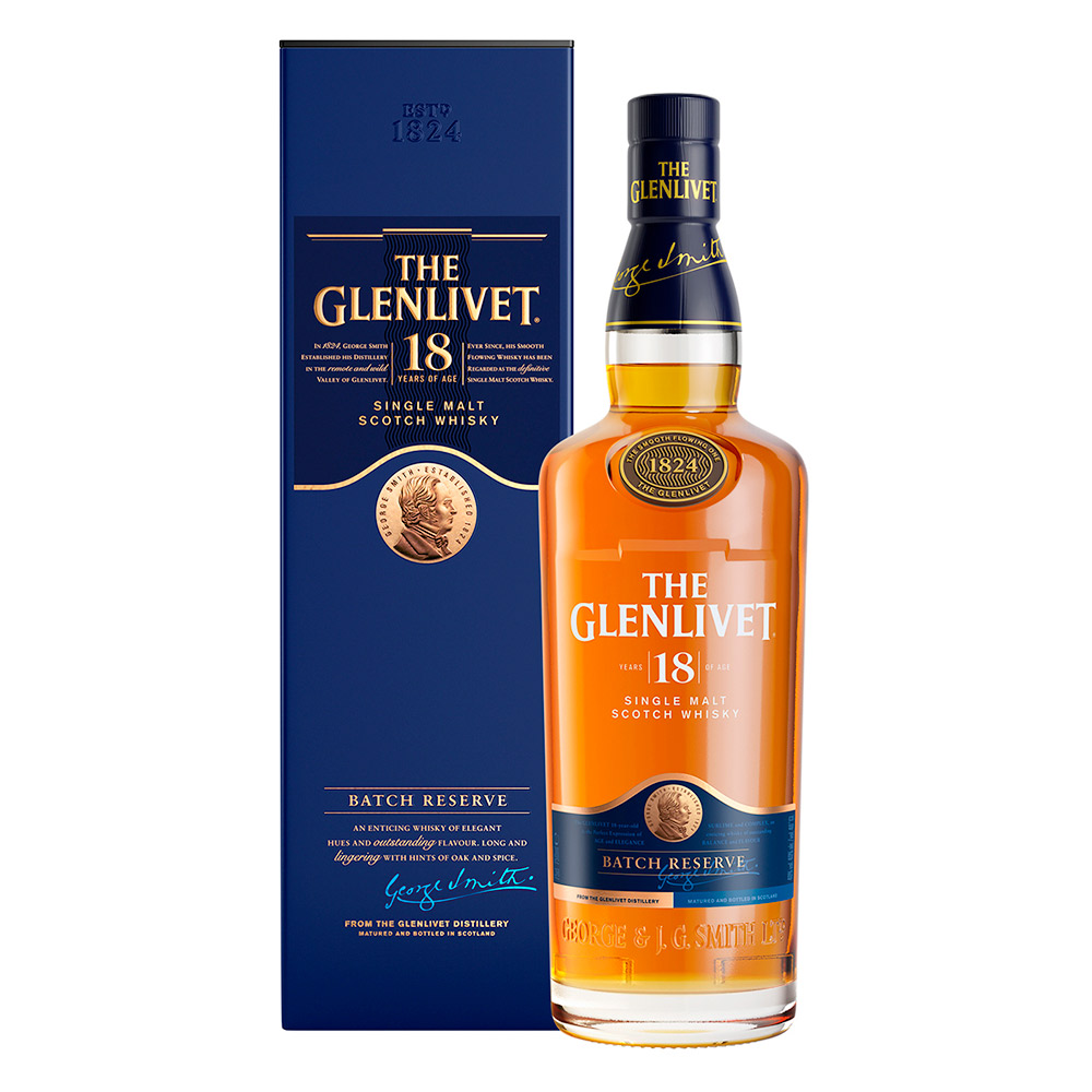 Whisky Glenlivet 18 Años Estuche