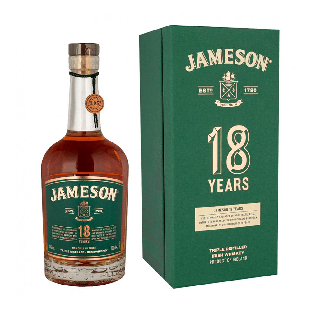 Jenever Whisky Jameson 18 Años Estuche