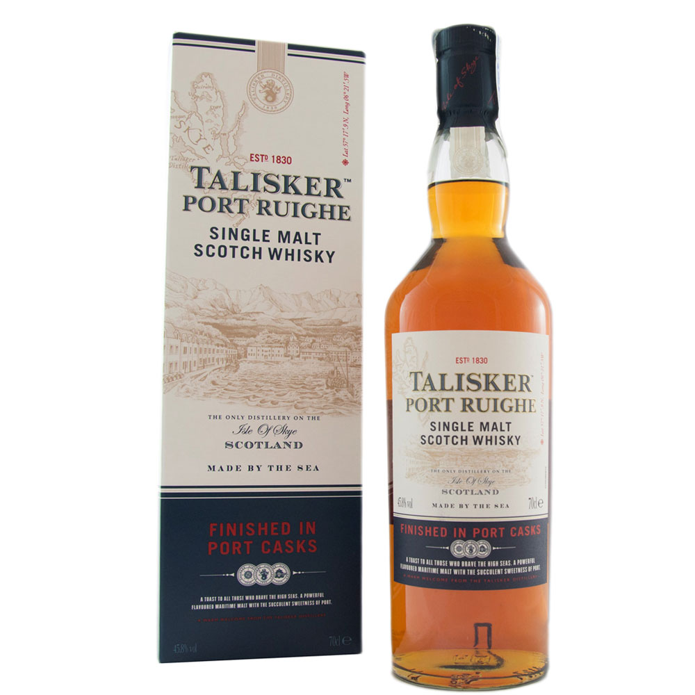 Whisky Talisker Port Ruighe Estuche