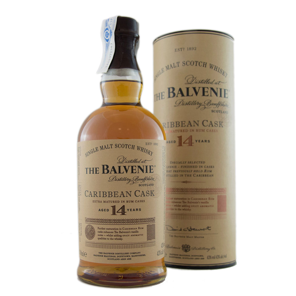 Whisky Balvenie 14 Años Caribbean Cask Estuche