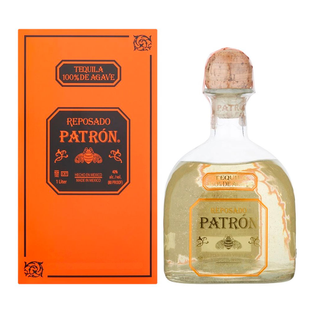 Tequila Patron Reposado 1 Litro Estuche