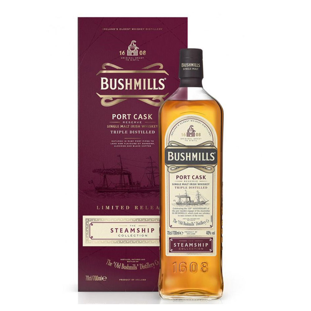 Whisky Bushmills Steamship Port Cask Estuche